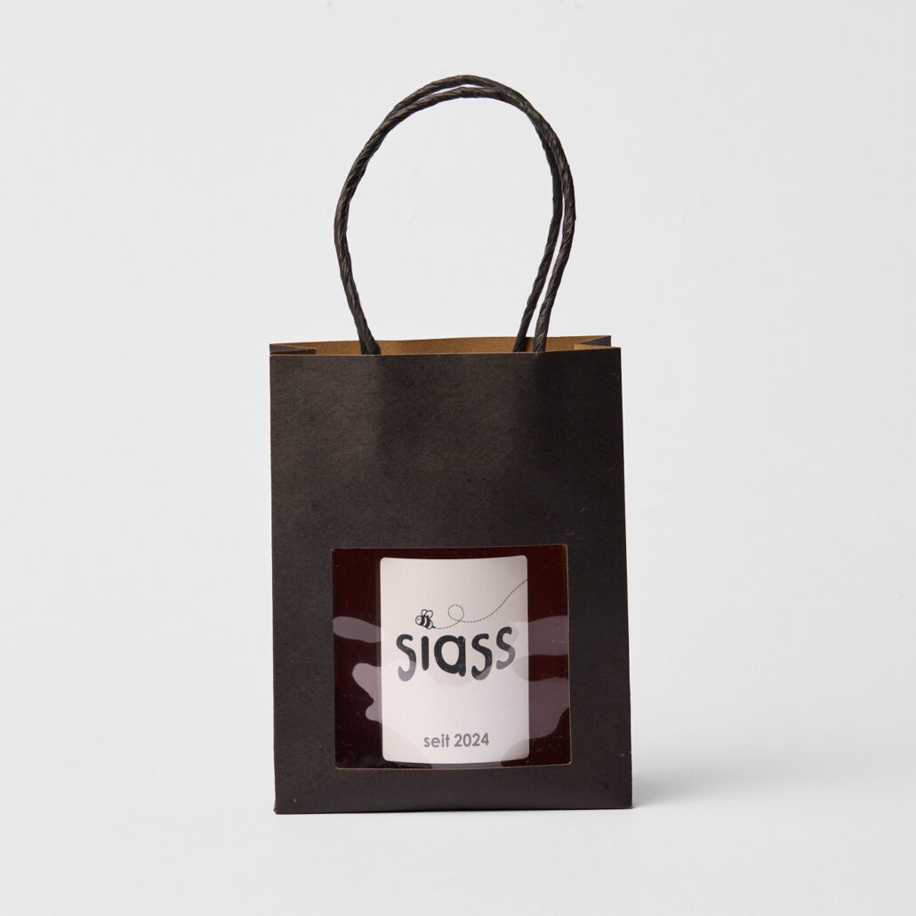 Siass Blüten- & Waldhonig mit schwarzer Tragetasche 02