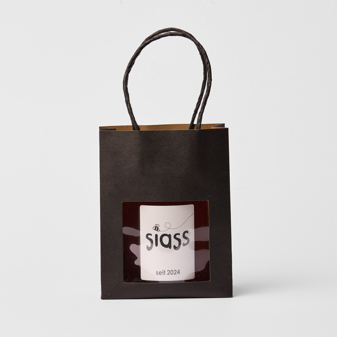 Siass Blüten- & Waldhonig mit schwarzer Tragetasche 02